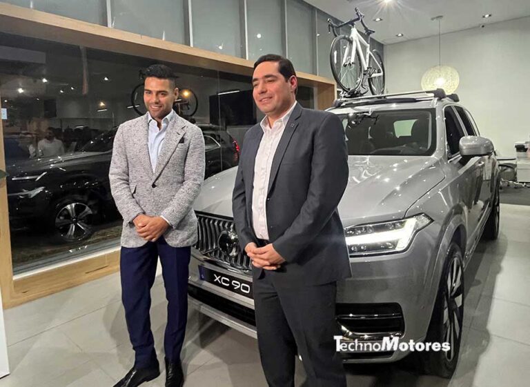 Falcao es nuevamente embajador de Volvo